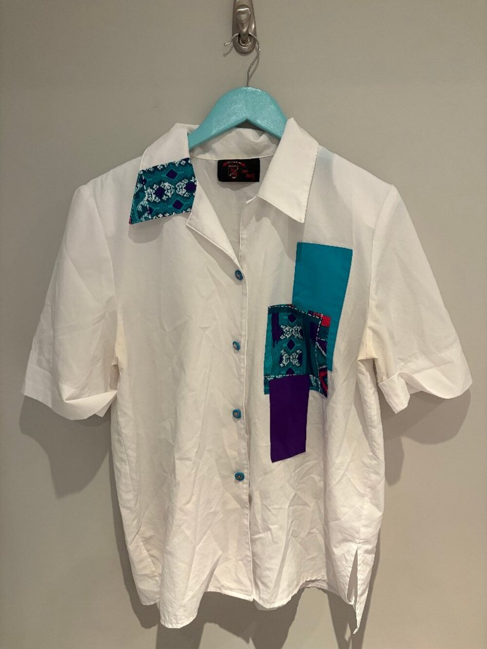 Patchwork 80s Mr. Max Blouse